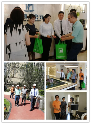 關懷一線業務團隊，上海市房地產經紀行業協會慰問華燕房盟